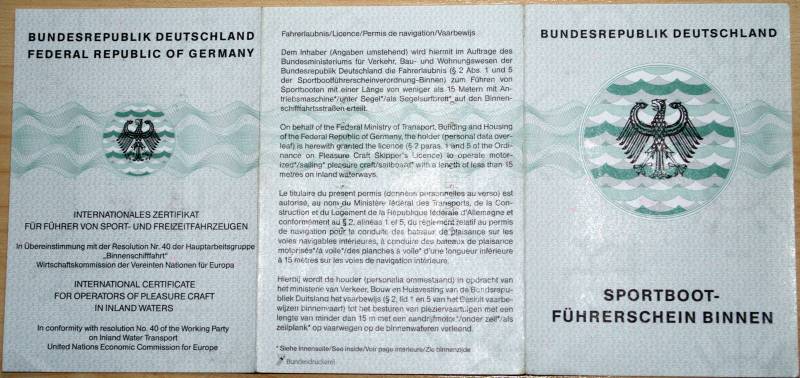 Bootsführerschein