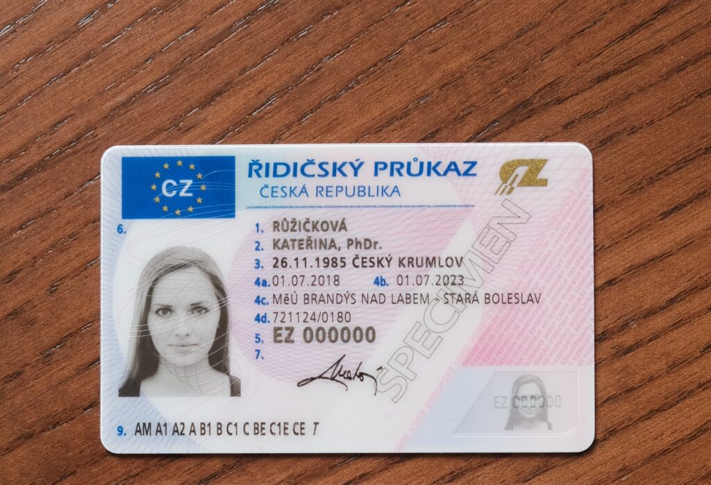 Tschechischen Führerschein