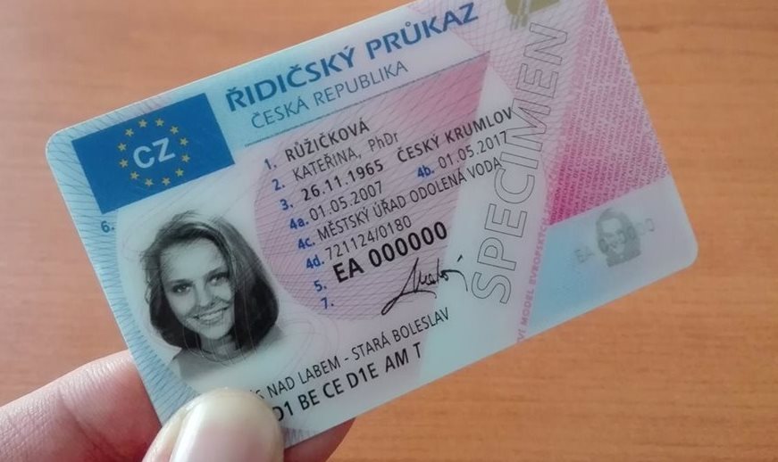 Tschechischen Führerschein