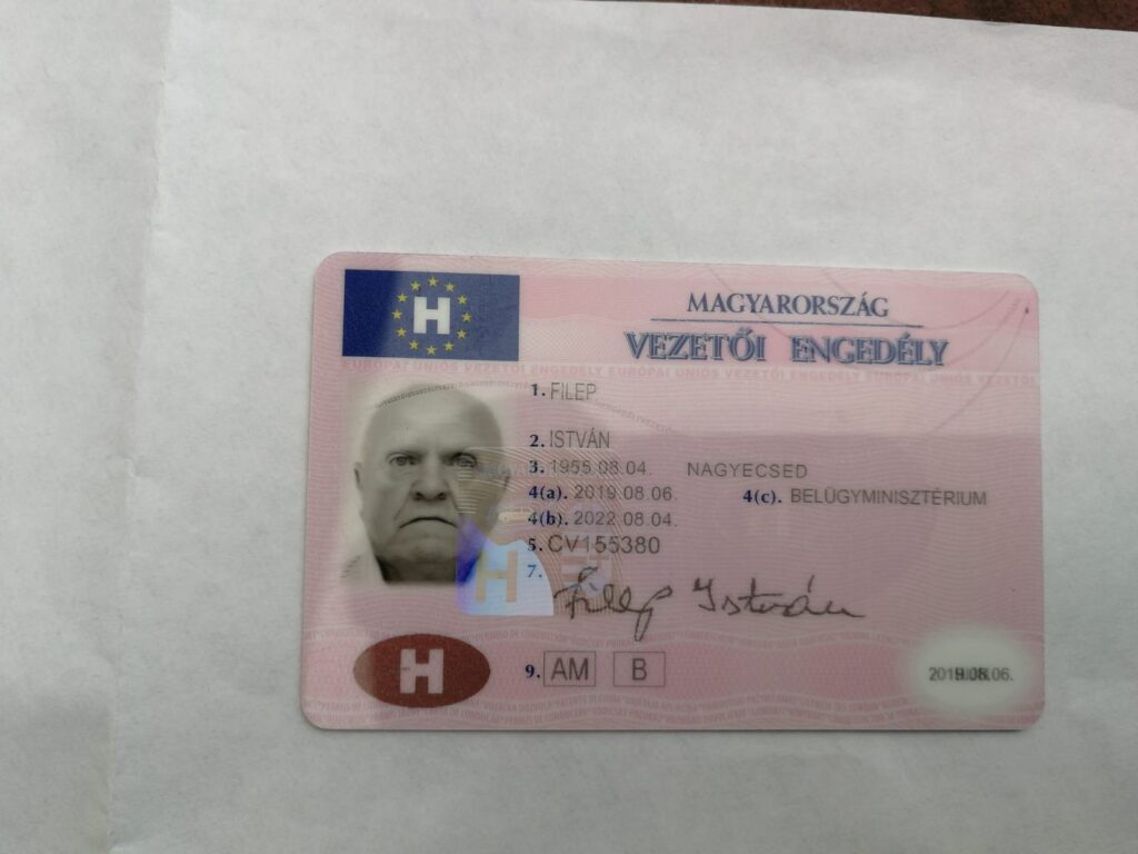 Ungarischen Führerschein Online
