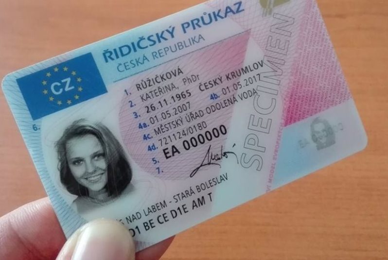 Tschechischen Führerschein